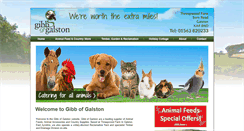 Desktop Screenshot of gibbofgalston.co.uk